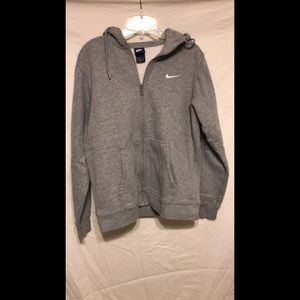 Grey Men’s Nike Zip-Up Hoodie